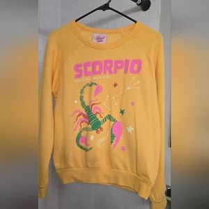 Midnight Rider Yellow Scorpio Sweater